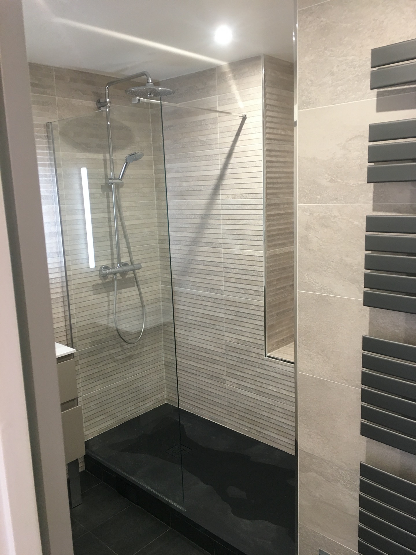 Douche à l'italienne